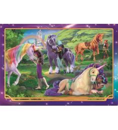 Puzzle Clementoni Unicorn Academy: Au Prado 104 pièces