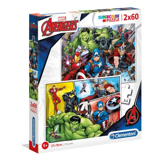Puzzle Clementoni Avengers 2 x 60 pièces