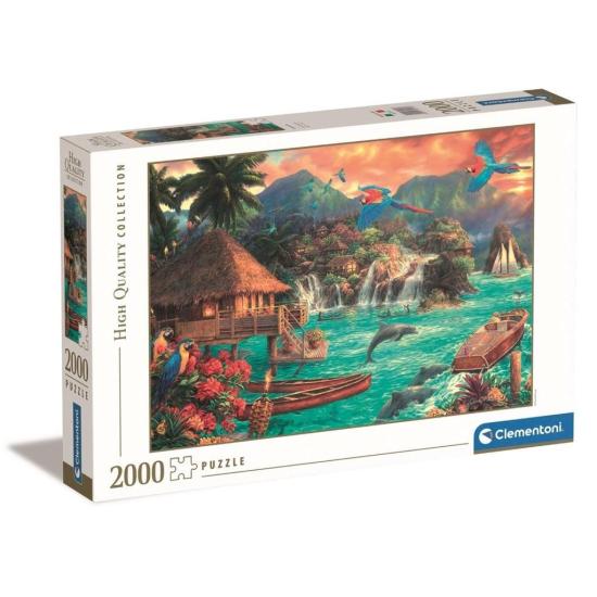 Clementoni La vie sur l'île Puzzle 2000 pièces
