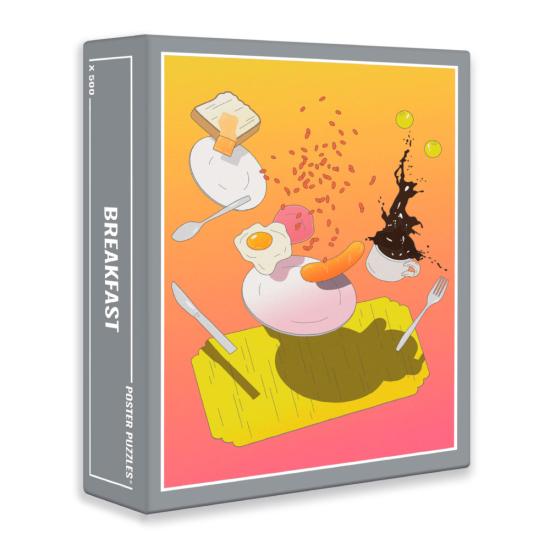 Puzzle de 500 pièces pour le petit-déjeuner aux mûres