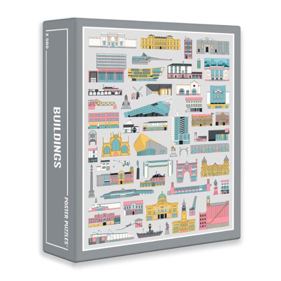 Puzzle de 500 pièces Bâtiments de mûres mûres