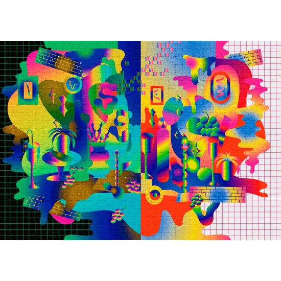 Puzzle chromatique 1000 pièces Cloudberries