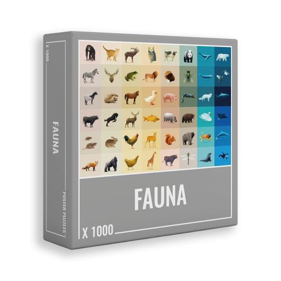 Puzzle 1000 pièces de la faune des mûres