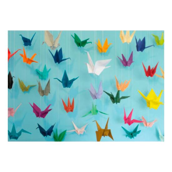 Puzzle 1000 pièces origami mûres