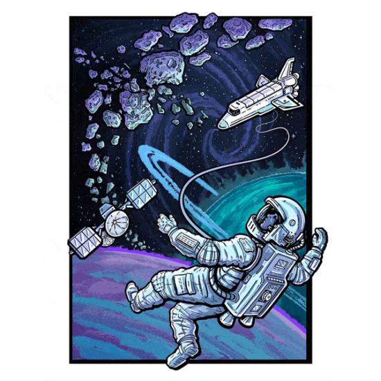 Puzzle Cloudberries Espace Effet 3D Image 500 Pièces