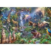 Cobble Hill Animaux dans la jungle Puzzle 1000 pièces