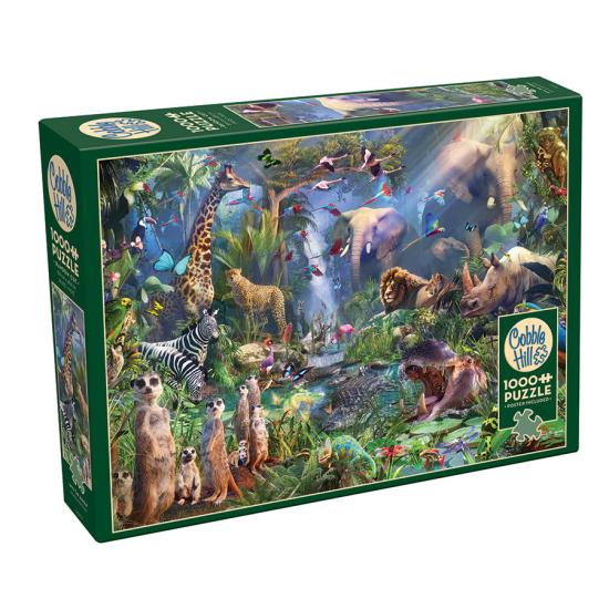 Cobble Hill Animaux dans la jungle Puzzle 1000 pièces