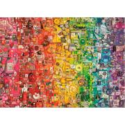 Cobble Hill Puzzle arc-en-ciel coloré 1000 pièces