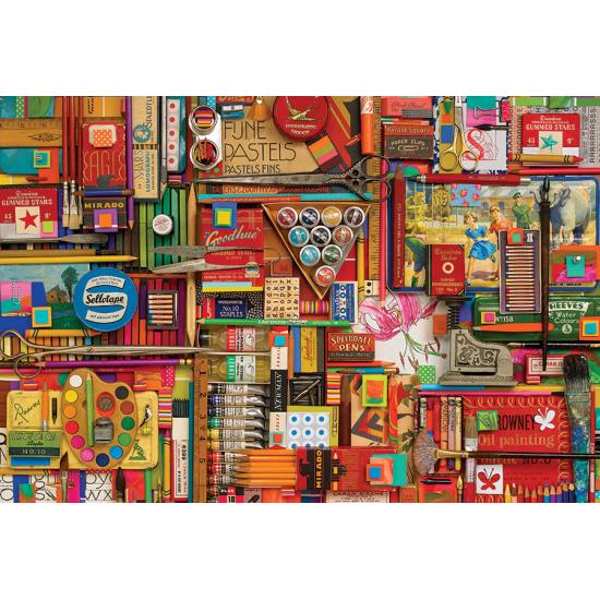 Cobble Hill Vintage Items Puzzle 2000 pièces