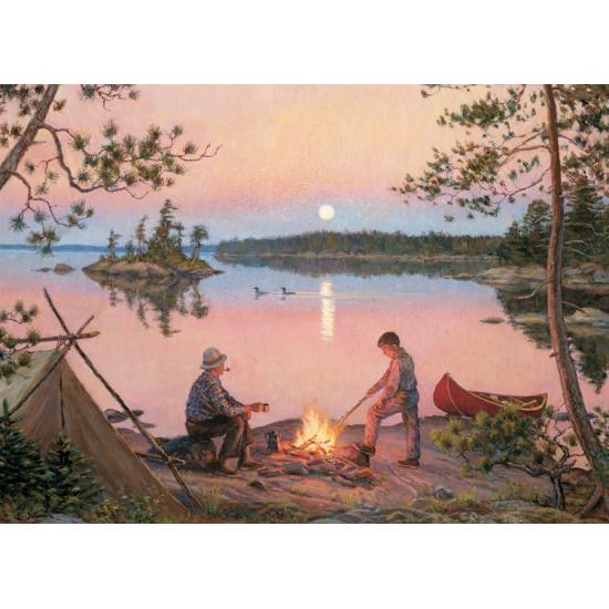 Cobble Hill Coucher de soleil sur le lac Georgia Puzzle 1000 piè