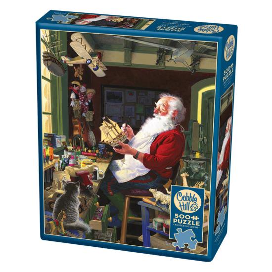 Cobble Hill Puzzle Établi du Père Noël XXL 500 pièces