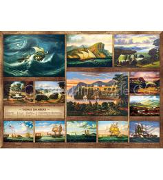 Thomas Chambers Bateaux Cobble Hill Puzzle 1000 pièces