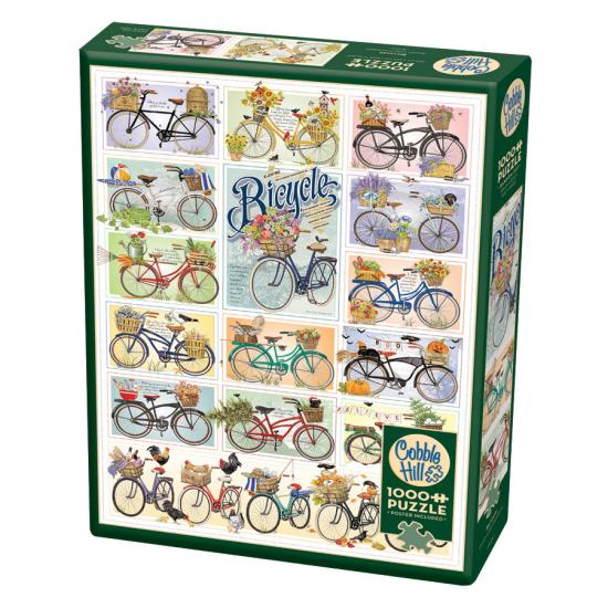 Cobble Hill Vélos Puzzle 1000 pièces