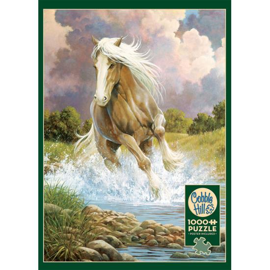 Cobble Hill Cheval dans la rivière Puzzle 1000 pièces