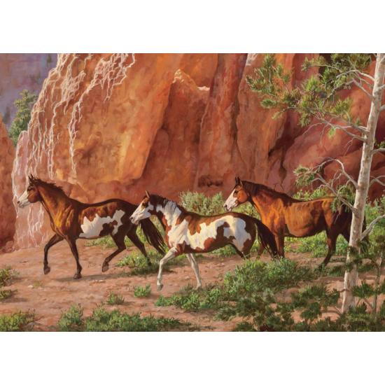 Cobble Hill Puzzle Chevaux dans le Colorado Canyon 1000 Pi