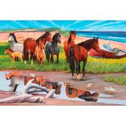 Cobble Hill Chevaux sur l'île de Sable Puzzle 2000 pièce