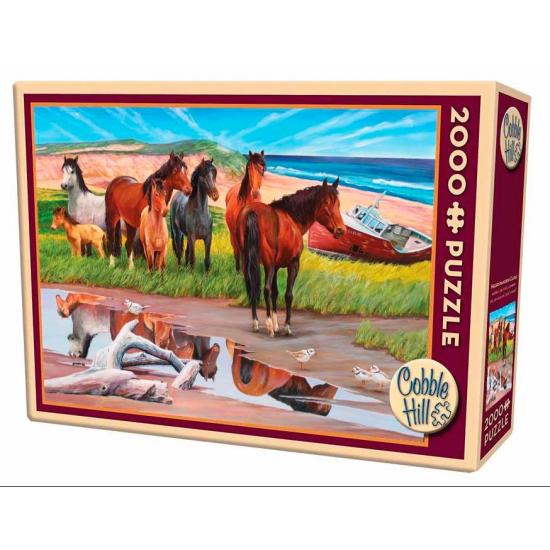 Cobble Hill Chevaux sur l'île de Sable Puzzle 2000 pièce