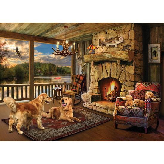 Cobble Hill Cabin by the Lake Puzzle 1000 pièces