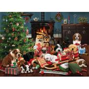Cobble Hill Christmas Puppies Puzzle 1000 pièces