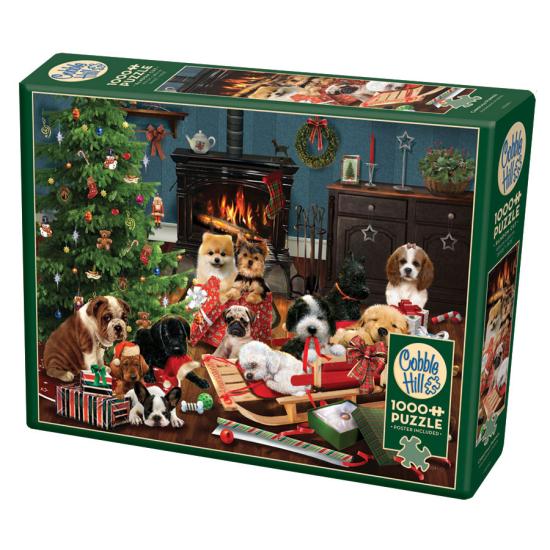 Cobble Hill Christmas Puppies Puzzle 1000 pièces