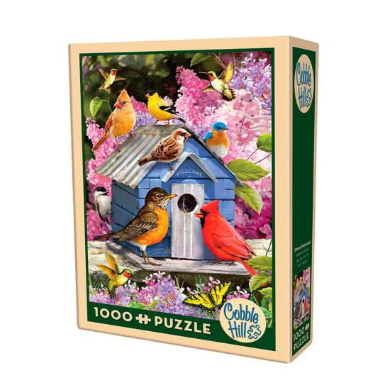 Cobble Hill Spring Bird House Puzzle 1000 pièces