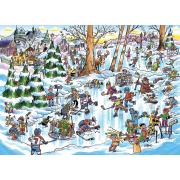 Cobble Hill Hockey City Puzzle 1000 pièces