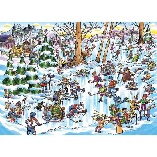 Cobble Hill Hockey City Puzzle 1000 pièces