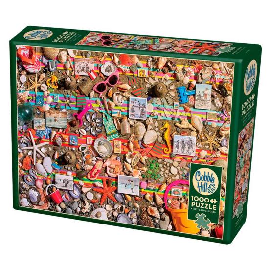Cobble Hill Beach Collage Puzzle 1000 pièces