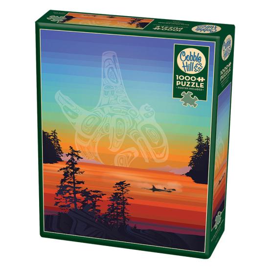 Cobble Hill Couleurs de Coast Salish Puzzle 1000 pièces