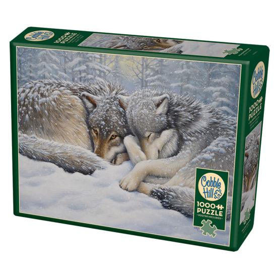 Cobble Hill Les loups se reposent en hiver Puzzle 1000 pièces