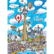 Cobble Hill DoodleTown, Toronto Puzzle 1000 pièces