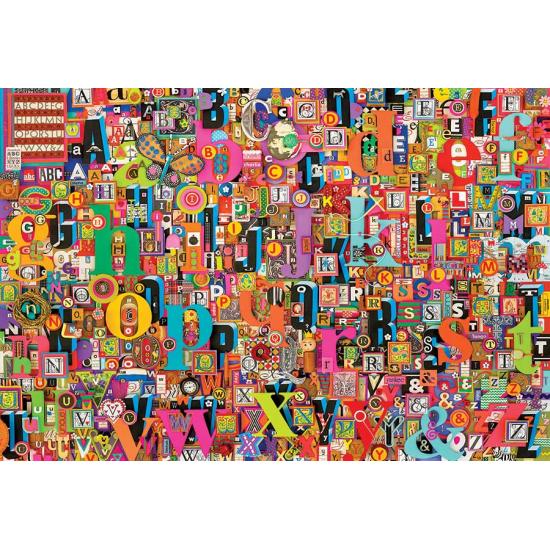 Cobble Hill Puzzle Alphabet de Shelley 2000 pièces