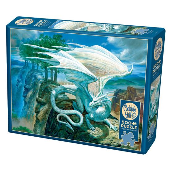 Puzzle Cobble Hill Le Dragon Blanc XXL 500 pièces