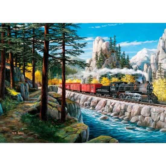 Cobble Hill Puzzle 1000 pièces The Horn Mountains Express