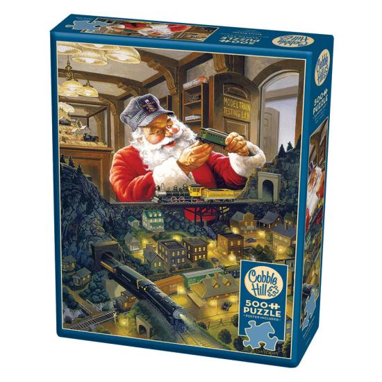 Puzzle Cobble Hill Santa's Railway XXL 500 pièces