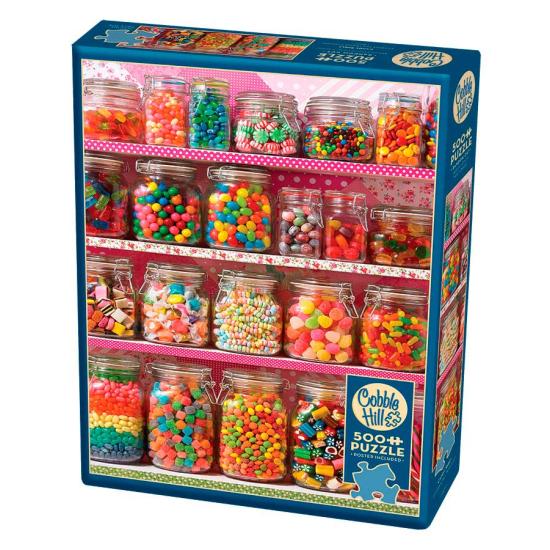 Cobble Hill Puzzle Candy Étagère 500 pièces XXL