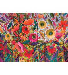 Cobble Hill Puzzle 1000 pièces Fleurs colorées
