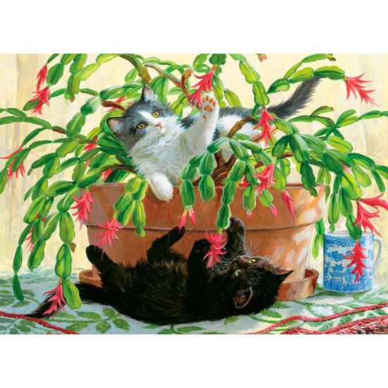 Cobble Hill Chatons et Cactus Puzzle 1000 pièces
