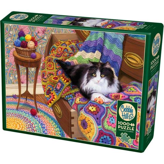 Cobble Hill Jolly Cat Puzzle 1000 pièces Cobble Hill Jolly Cat Puzzle 1000 pièces