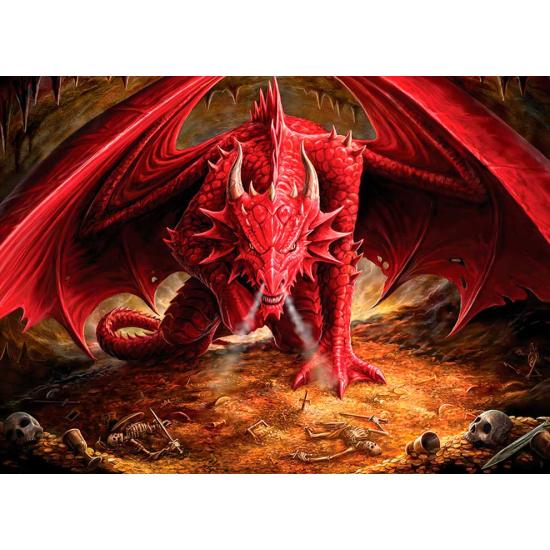 Cobble Hill Puzzle 1000 pièces Red Dragon's Lair