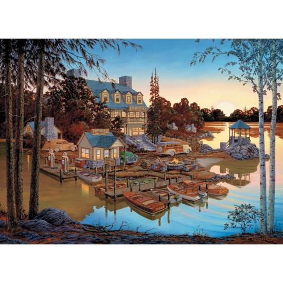 Cobble Hill Hôtel sur le lac Puzzle 1000 pièces