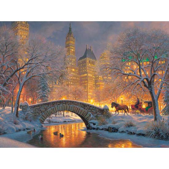 Puzzle Cobble Hill Winter in the Park XXL 500 pièces