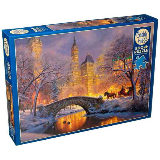 Puzzle Cobble Hill Winter in the Park XXL 500 pièces