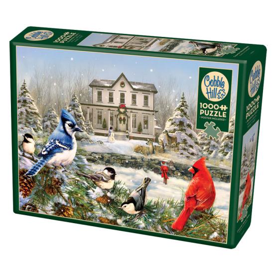Puzzle Cobble Hill La maison d'hiver des oiseaux 1000 pièces