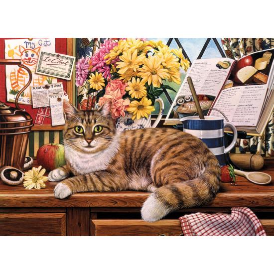 Cobble Hill Puzzle Matilde le chat XXL 500 pièces