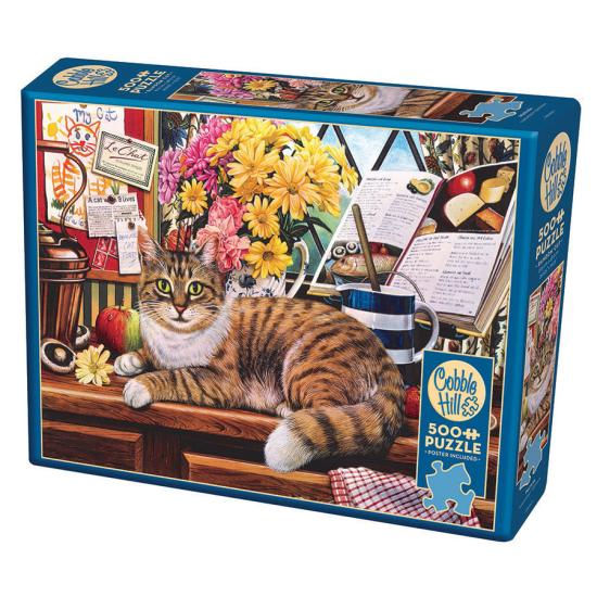 Cobble Hill Puzzle Matilde le chat XXL 500 pièces