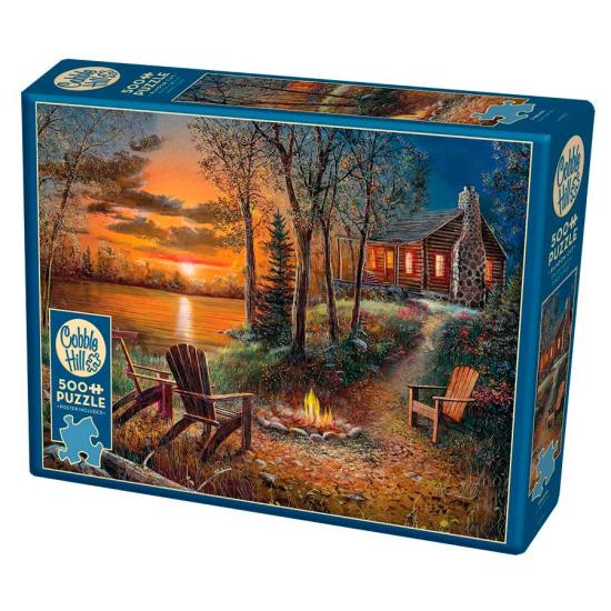 Puzzle Cobble Hill Le Feu de joie 500 pièces XXL