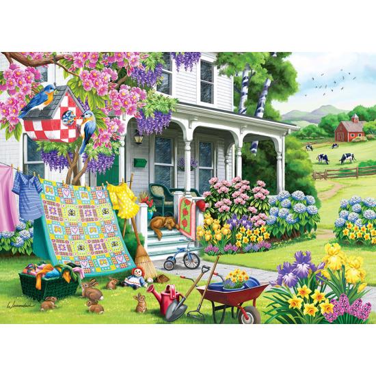 Cobble Hill Spring Cleaning XXL Puzzle 500 pièces
