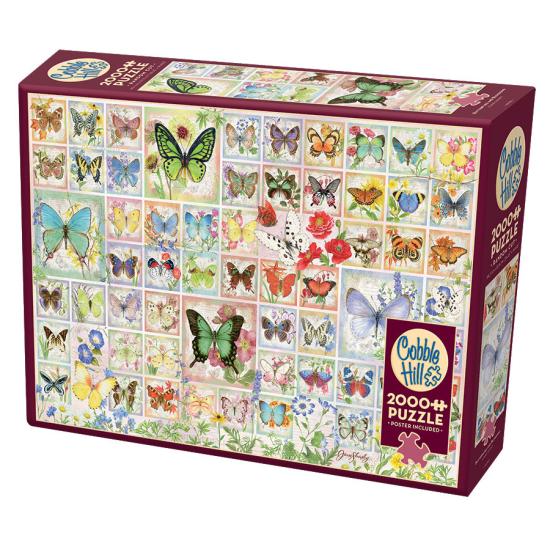 Cobble Hill Papillons et fleurs Puzzle 2000 pièces