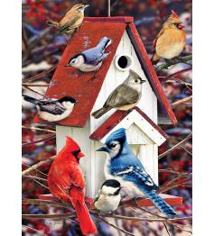Cobble Hill Puzzle Nid d'oiseau d'hiver 1000 pièces